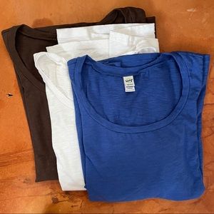 Kavio Trio of Long Sleeve Scoop Neck Tees